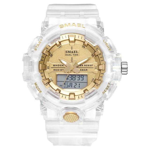 Trax Ops Watch Clear Gold