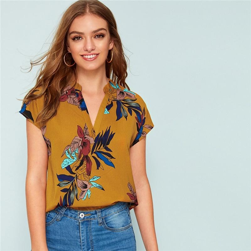 Savannah Floral Blouse Yellow