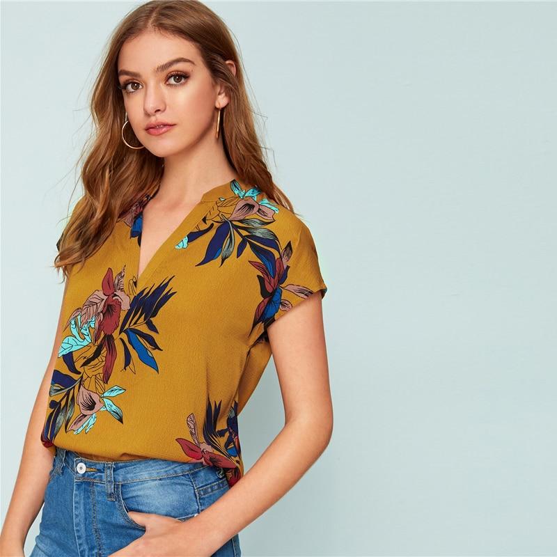 Savannah Floral Blouse Yellow