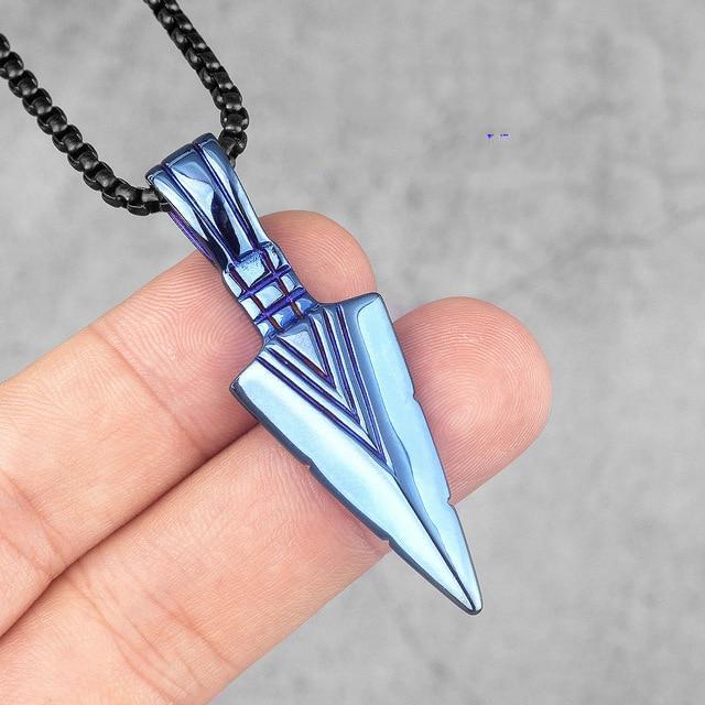 Spartan Necklace Blue