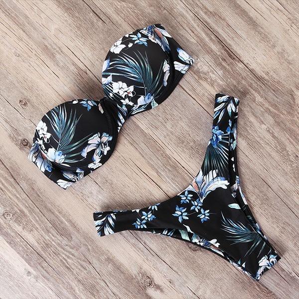 Ophelia Bikini Set Dark Ferns