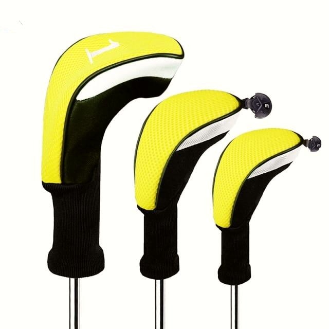 Reginald Golf Classic Wood Clubhead Covers (Yellow) (One