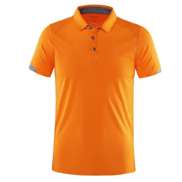 Reginald Golf HighPerformance Shirt (Orange)