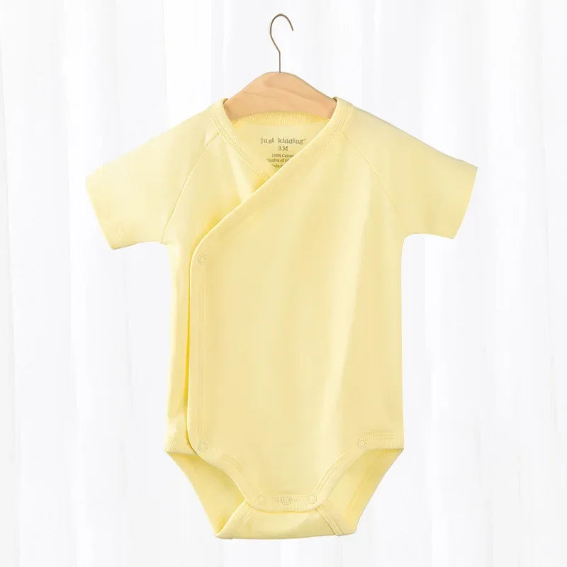 0-12M Baby White Rompers for Newborn Unisex Organic