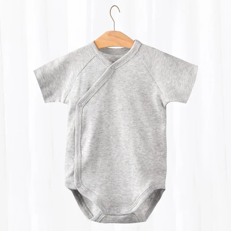 0-12M Baby White Rompers for Newborn Unisex Organic