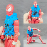 112 Scale Scarlet SpiderMan Hooded Vest Sleeveless Ripped