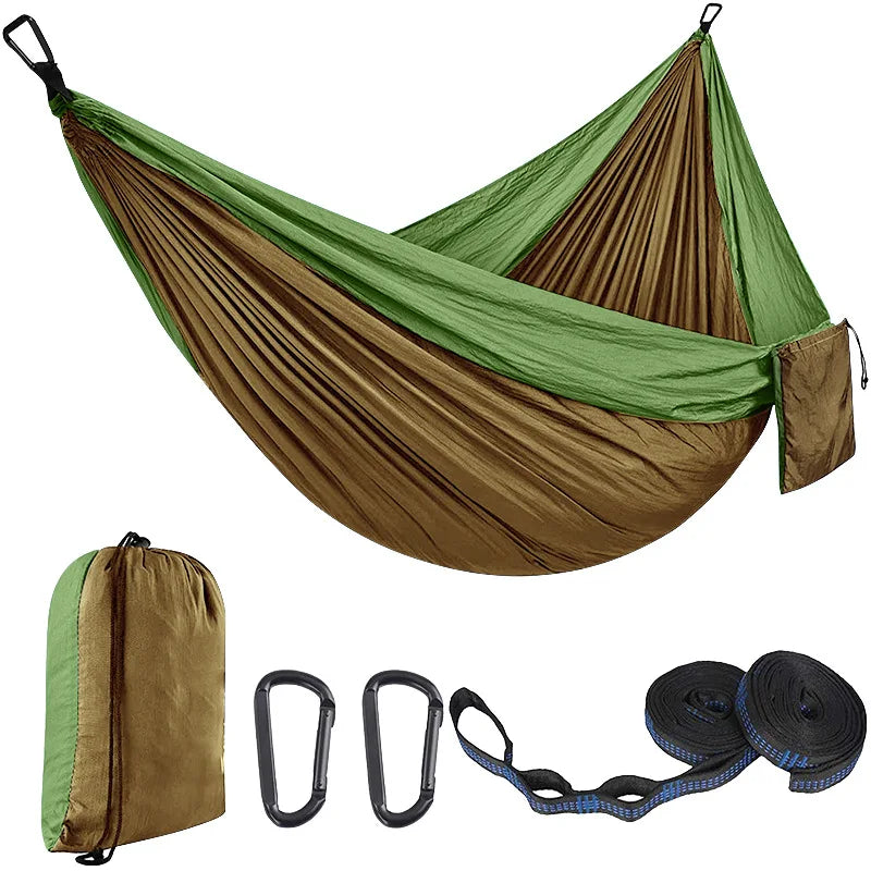 1-2 Person Color Matching Portable Outdoor Camping Hammock