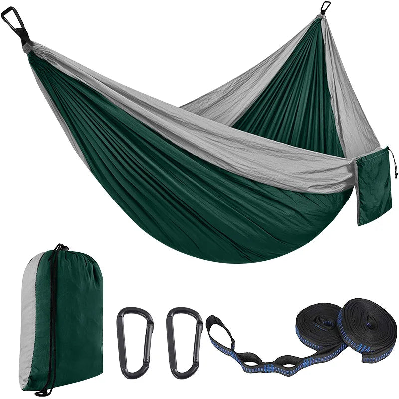 1-2 Person Color Matching Portable Outdoor Camping Hammock