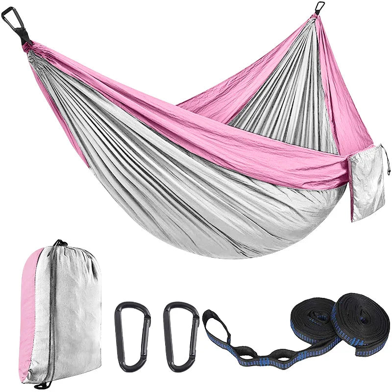 1-2 Person Color Matching Portable Outdoor Camping Hammock