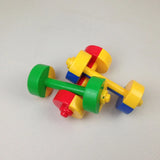 1 Pair Children Dumbbell Toy Plastic Dumbbell Toy