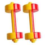 1 Pair Children Dumbbell Toy Plastic Dumbbell Toy