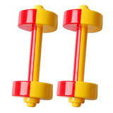 1 Pair Children Dumbbell Toy Plastic Dumbbell Toy