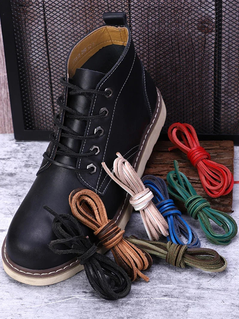 1 Pair High Quality Genuine Cow Leather Fashion