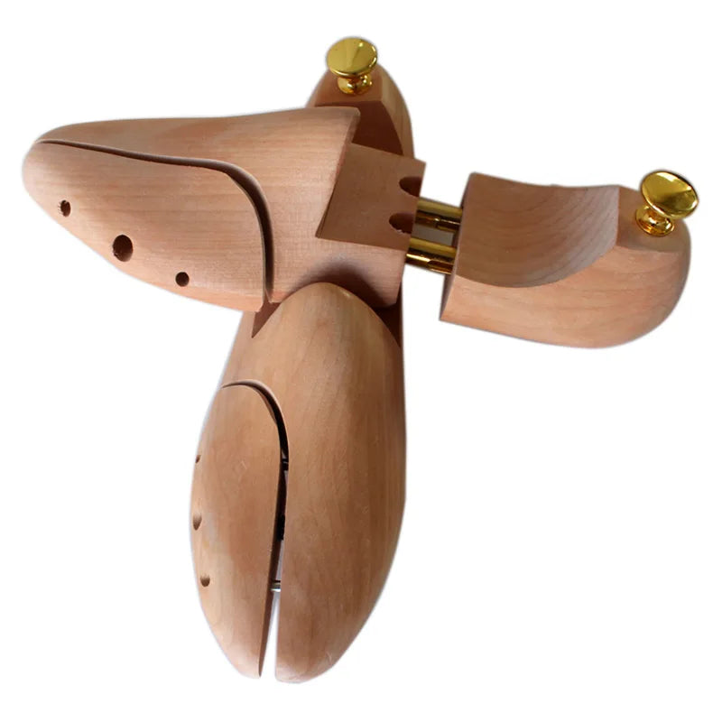 1 Pair Wood Adjustable Shoe Trees For Men