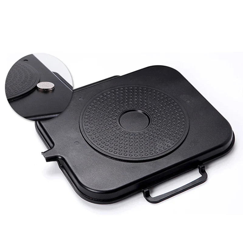 1 Set Aluminum Frying Pan Non-stick Barbecue Frying