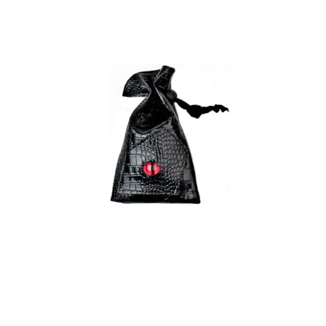 10*15cm Drawstring Dice Bag PU Leather DND Dice