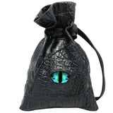 10*15cm Drawstring Dice Bag PU Leather DND Dice