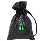 10*15cm Drawstring Dice Bag PU Leather DND Dice