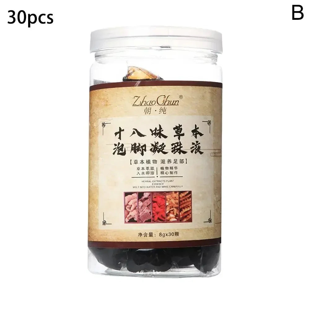 10/30pcs Foot Cleansing Soak Gel Beads Natural Slimming