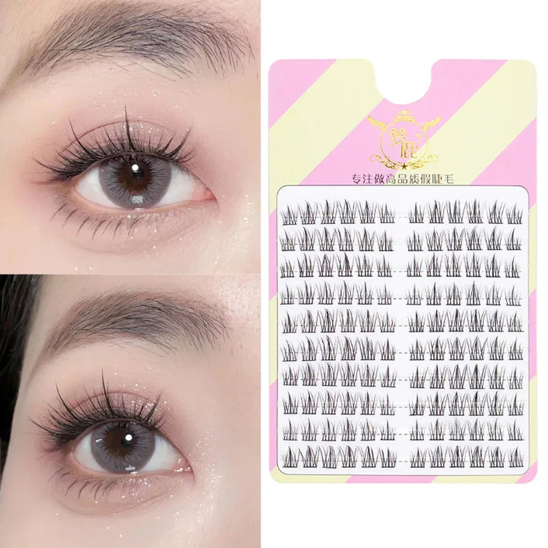 10 Pairs Fairy False Eyelashes Little Devil Individual