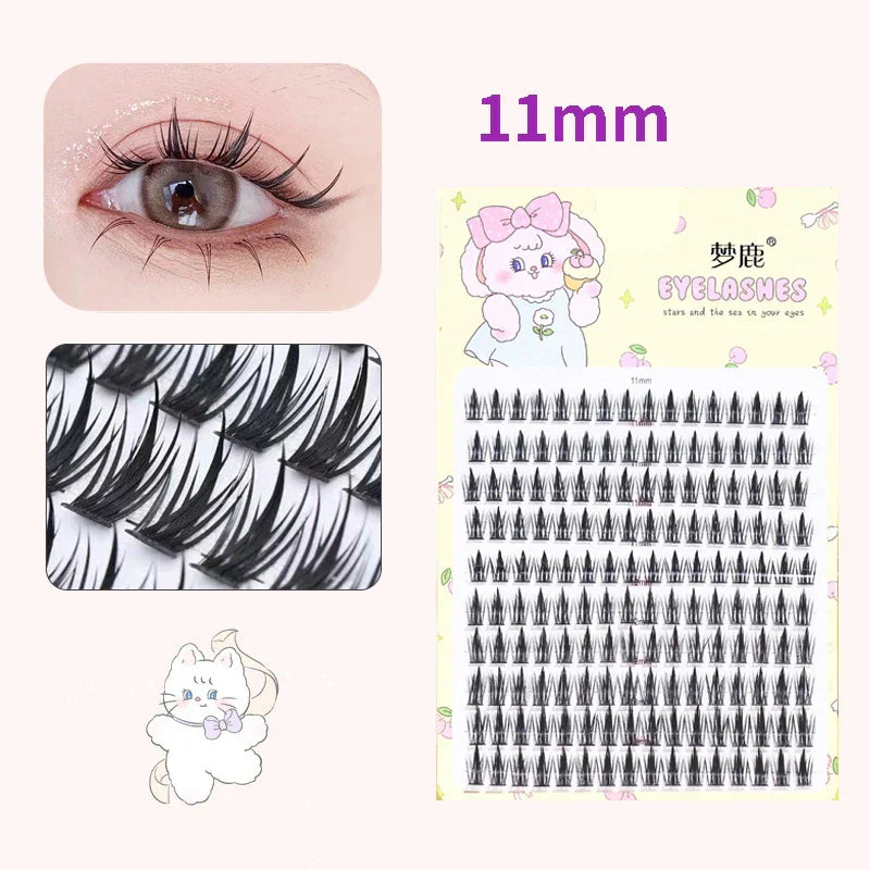 10 Pairs Fairy False Eyelashes Little Devil Individual