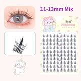 10 Pairs Fairy False Eyelashes Little Devil Individual