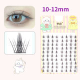 10 Pairs Fairy False Eyelashes Little Devil Individual