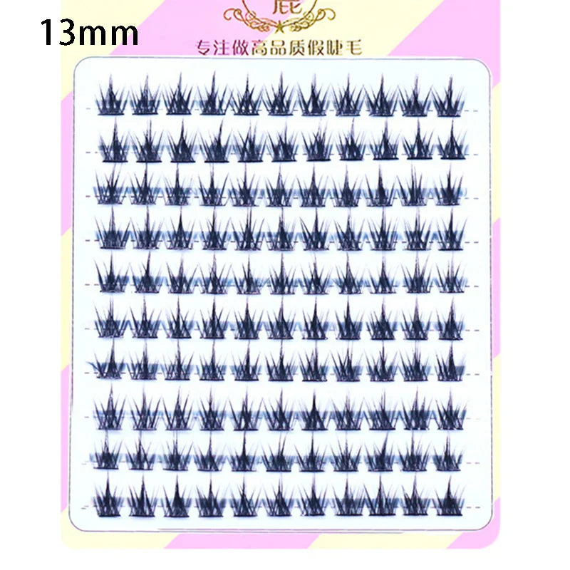 10 Pairs Fairy False Eyelashes Little Devil Individual