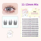 10 Pairs Fairy False Eyelashes Little Devil Individual