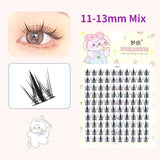 10 Pairs Fairy False Eyelashes Little Devil Individual