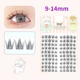 10 Pairs Fairy False Eyelashes Little Devil Individual