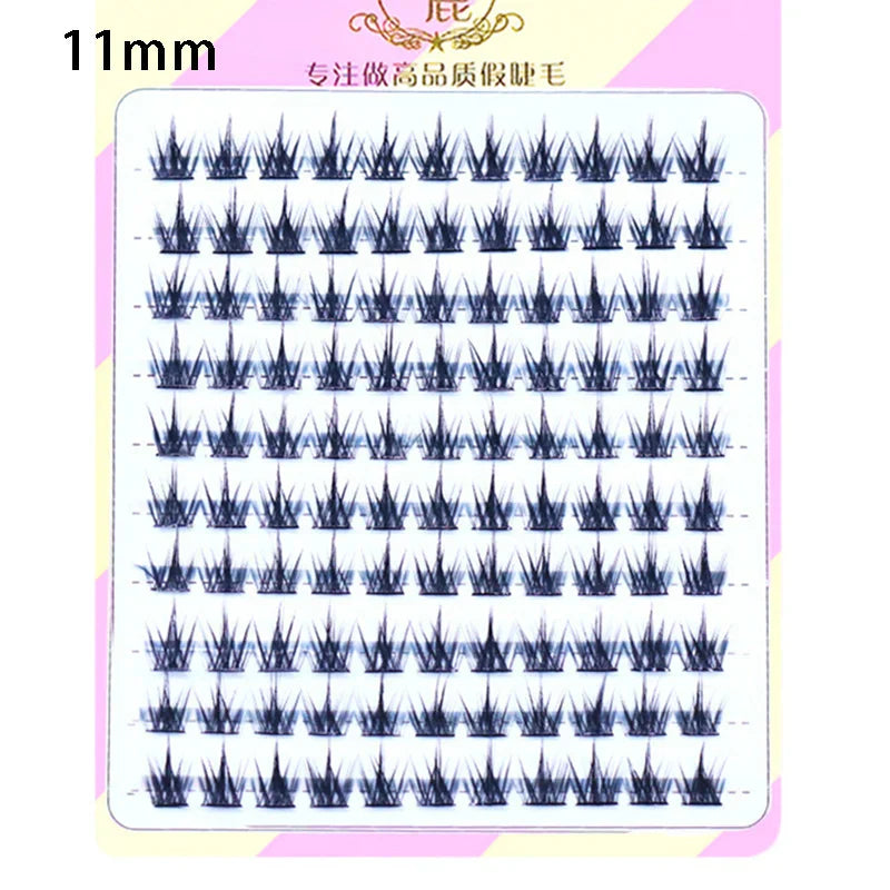 10 Pairs Fairy False Eyelashes Little Devil Individual