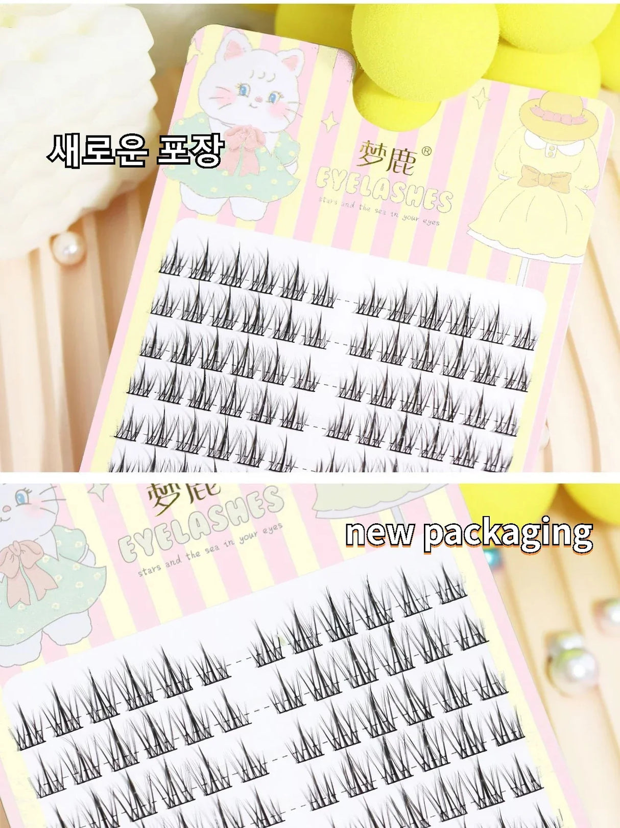 10 Pairs Fairy False Eyelashes Little Devil Individual