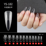 100/500pcs Nails Half French False Nail Art Tips Acrylic UV Gel Manicure