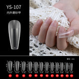 100/500pcs Nails Half French False Nail Art Tips Acrylic UV Gel Manicure