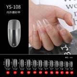 100/500pcs Nails Half French False Nail Art Tips Acrylic UV Gel Manicure