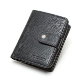 Short Male Money Bag Quality Rfid Walet Small Card Holder Clutch