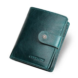 Short Male Money Bag Quality Rfid Walet Small Card Holder Clutch