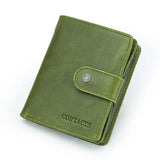 Short Male Money Bag Quality Rfid Walet Small Card Holder Clutch