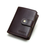 Short Male Money Bag Quality Rfid Walet Small Card Holder Clutch