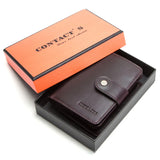 Short Male Money Bag Quality Rfid Walet Small Card Holder Clutch