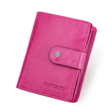 Short Male Money Bag Quality Rfid Walet Small Card Holder Clutch