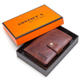 Short Male Money Bag Quality Rfid Walet Small Card Holder Clutch