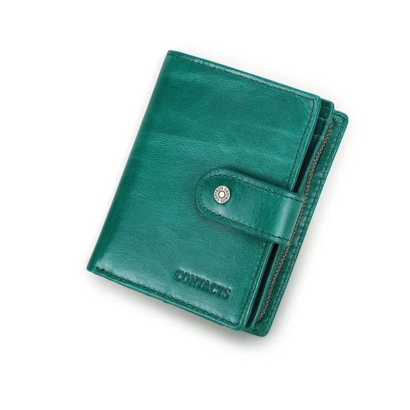 Short Male Money Bag Quality Rfid Walet Small Card Holder Clutch
