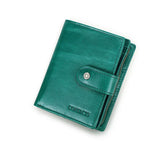 Short Male Money Bag Quality Rfid Walet Small Card Holder Clutch