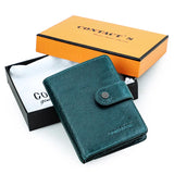 Short Male Money Bag Quality Rfid Walet Small Card Holder Clutch