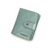 Short Male Money Bag Quality Rfid Walet Small Card Holder Clutch