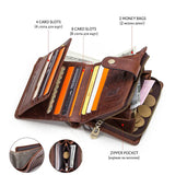 Short Male Money Bag Quality Rfid Walet Small Card Holder Clutch