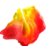 100% Silk Performance Dance Solid Color Light Texture