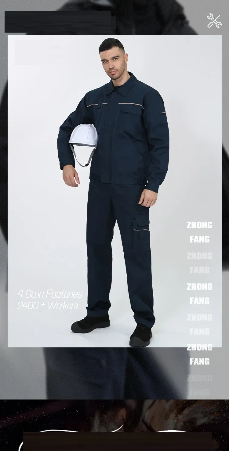 100cotton Welding Suit Work Clothing For Men Women